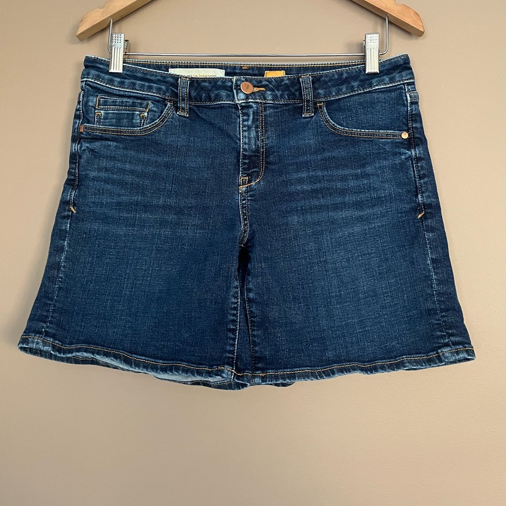 {Pilcro And The Letterpress} STET Denim Jean Shorts in Blue - Womens 28